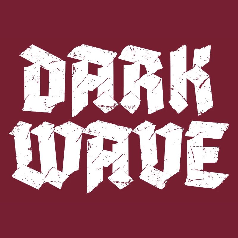 Conception du logo typographique Dark Wave