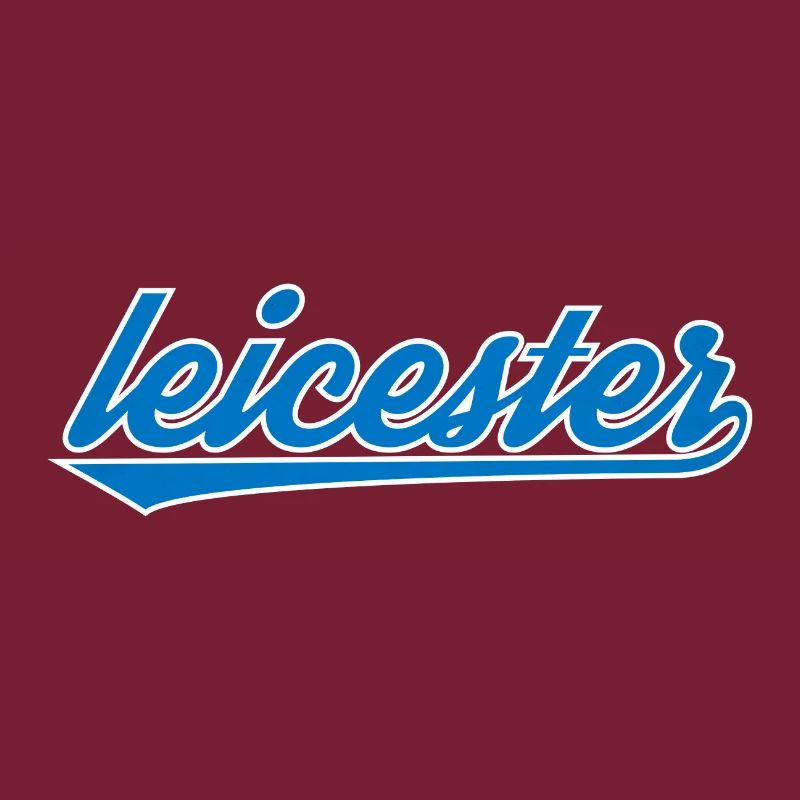 Leicester Blau Script Design