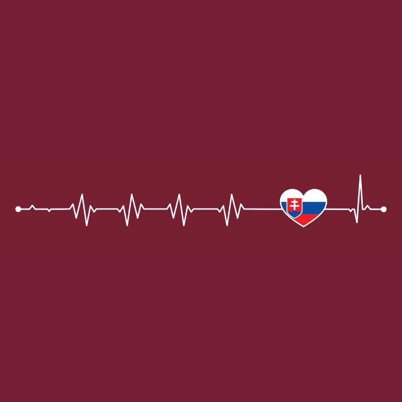 Heartbeat drapeau slovaque