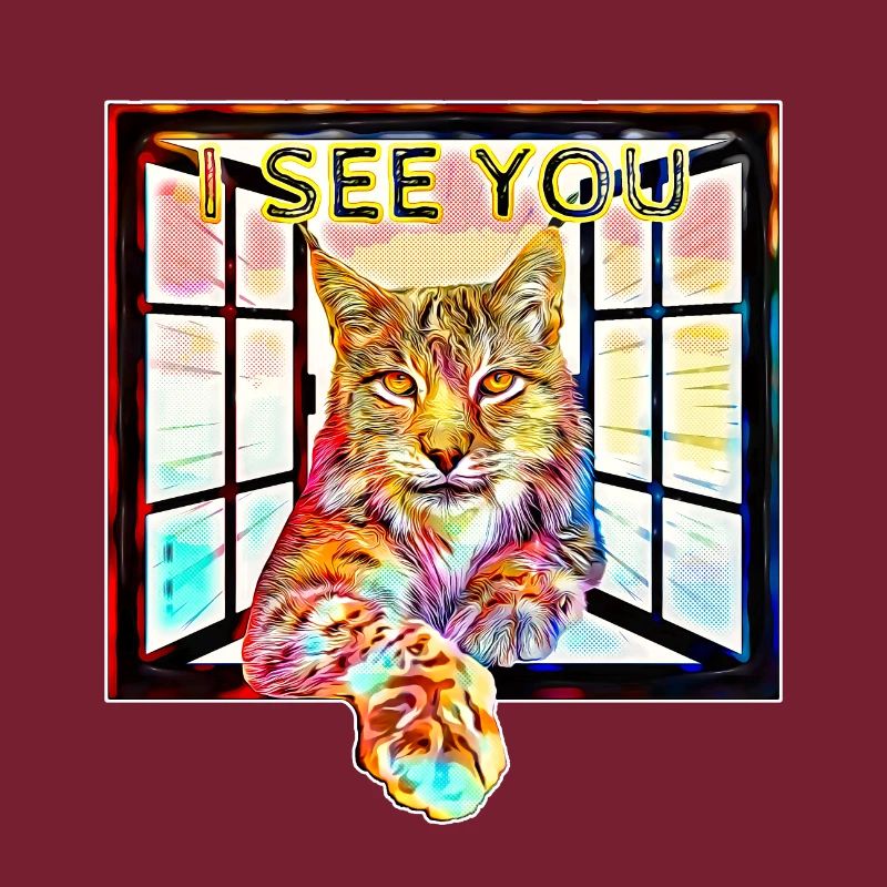 Le lynx avec sa perspective