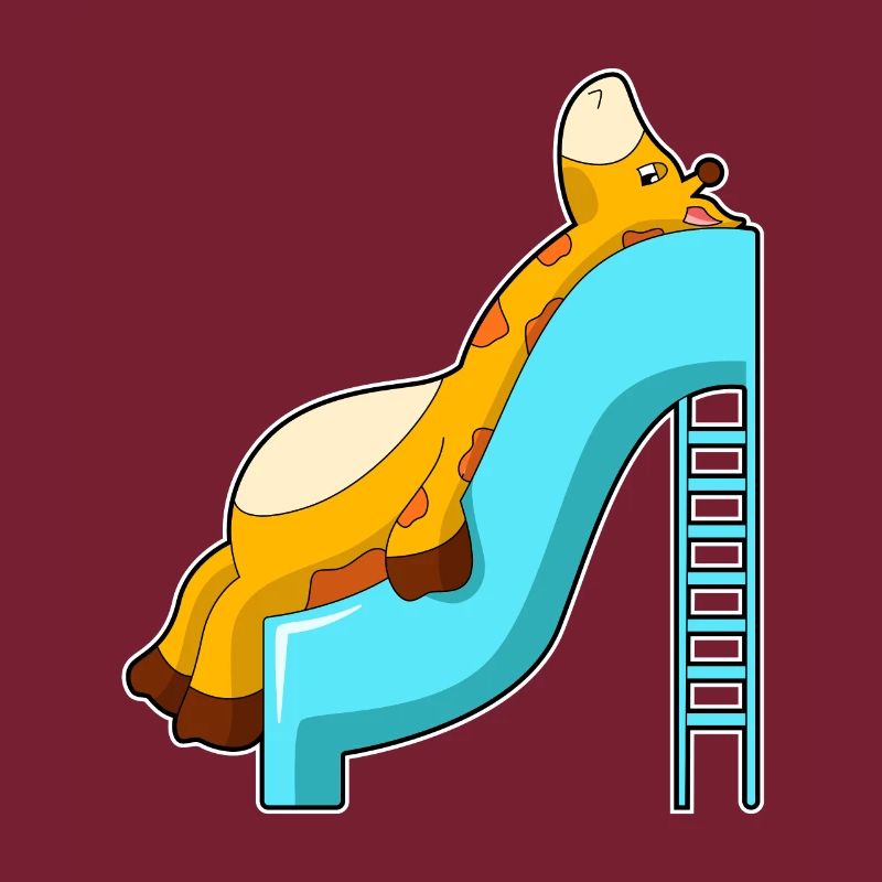 Giraffe Rutsche