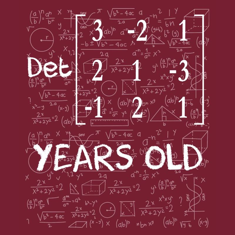 24th anniversary 24 years matrix determinant
