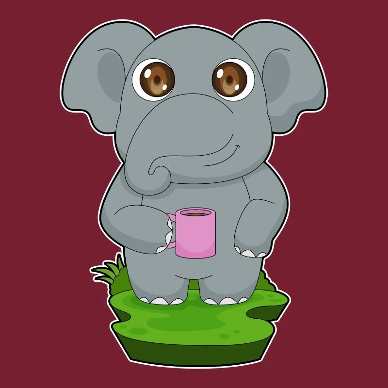 Elefant Kaffee Becher