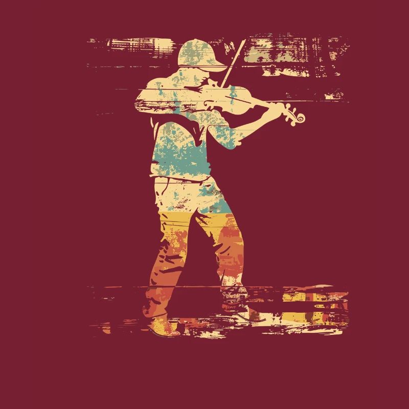 Violin Comic Style