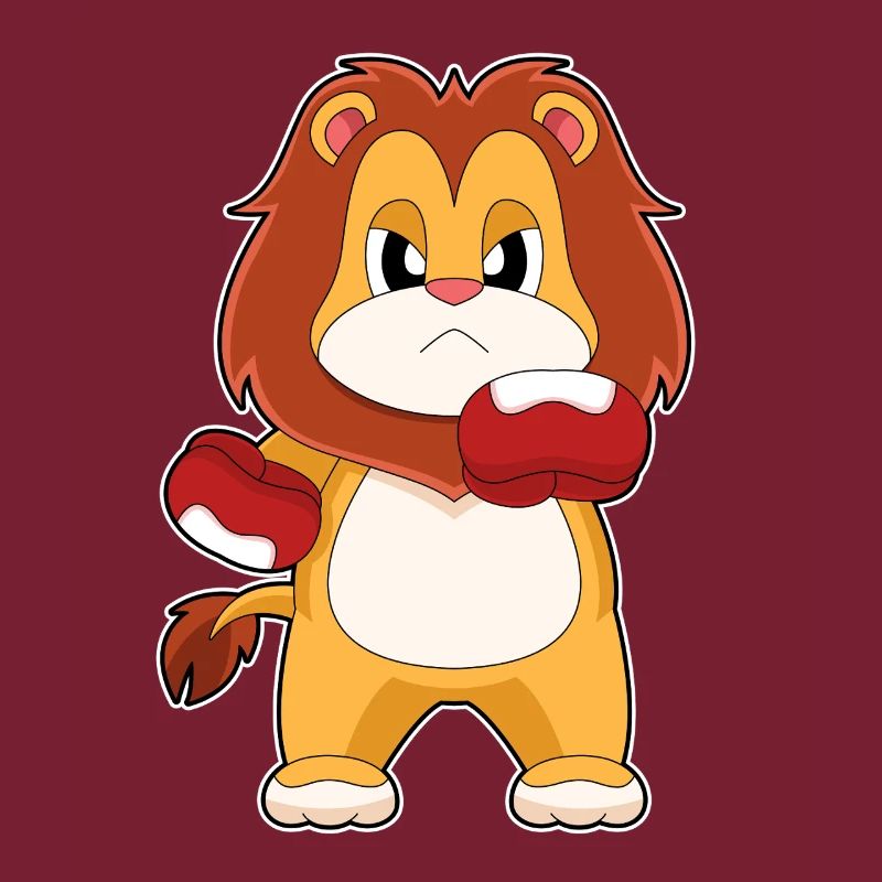 Lion Boxer Gants de Boxe Boxe