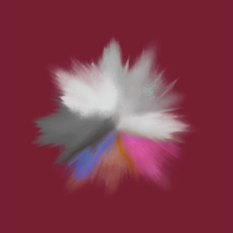 Explosion de couleurs design aquarelle