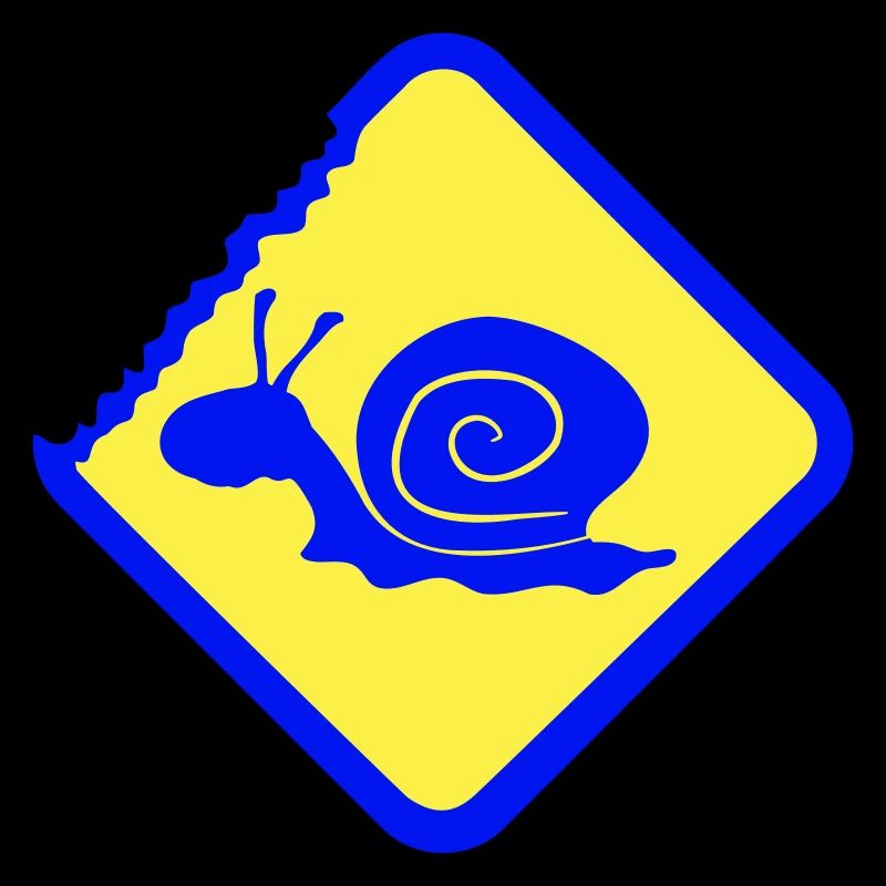 Snail Warning Caution Danger Sign