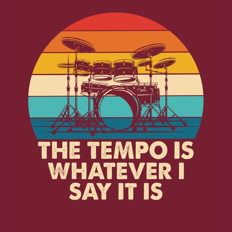Retro Drum Tempo Rainbow