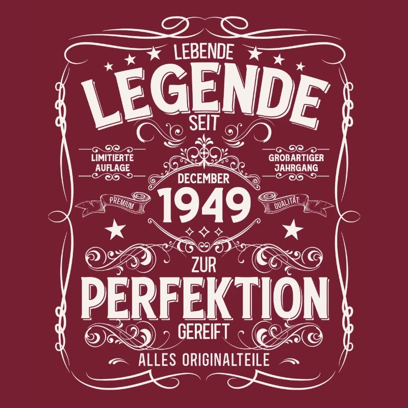 76e anniversaire Millésime décembre 1949