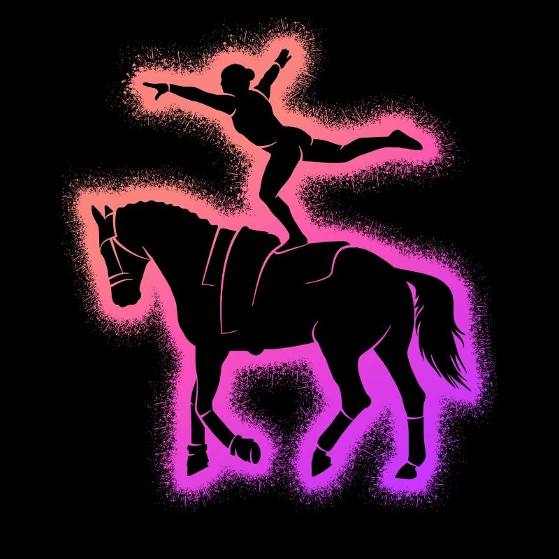 Cavalier de saut Chevaux Filles Femmes Volti