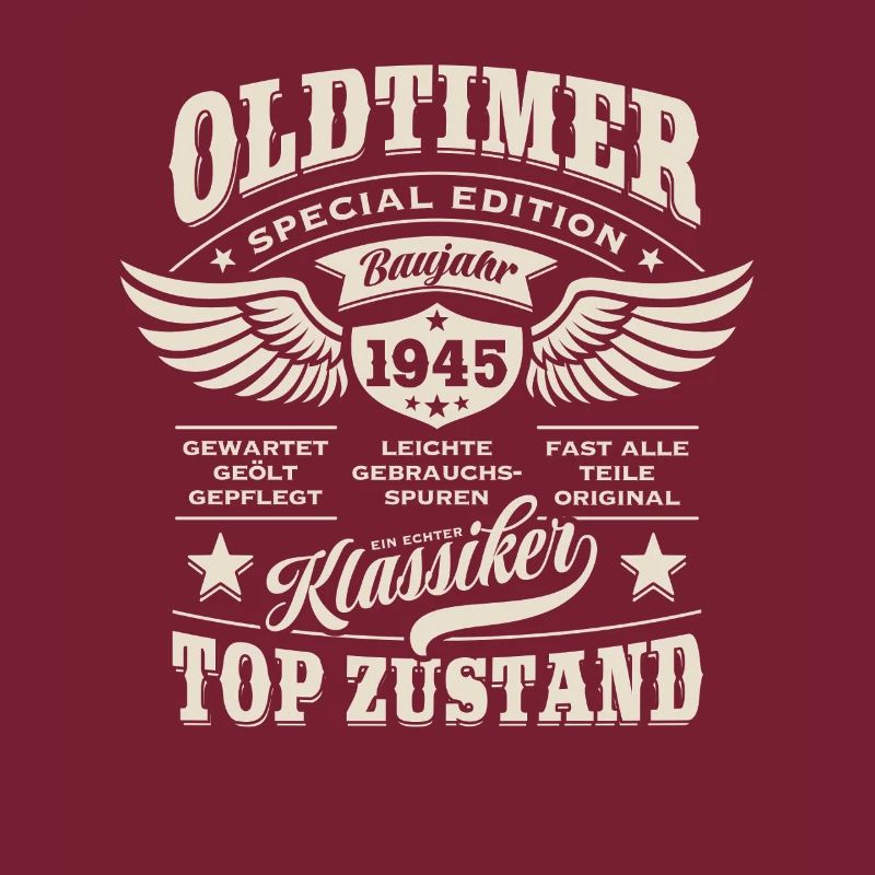 Oldtimer Baujahr 1945 - Geburtstag - Geschenk