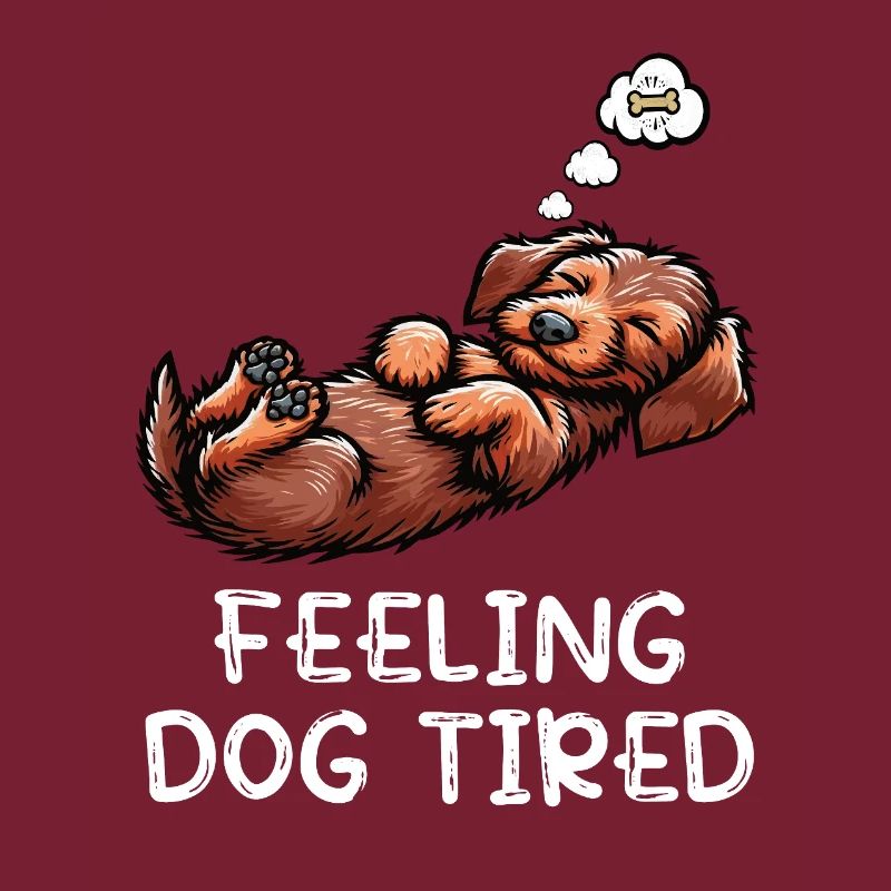 Se sentir fatigué par chien Teckel à poil dur Teckel teckel
