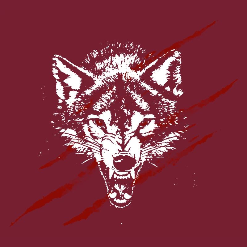 Angry wolf