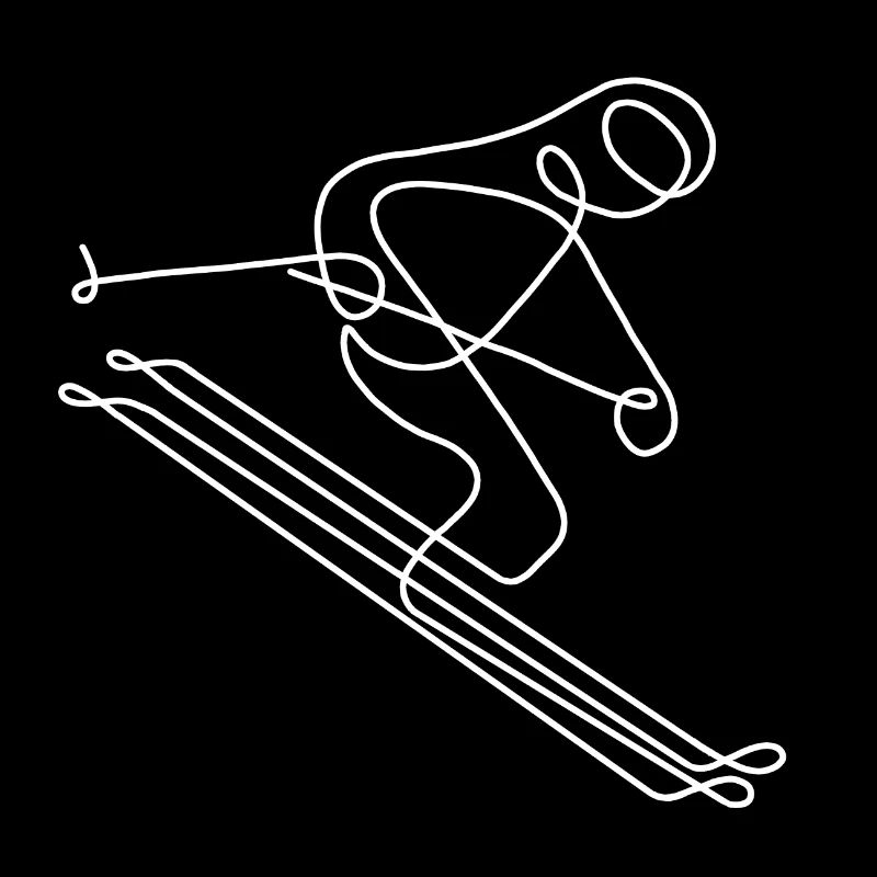 Skifahrer