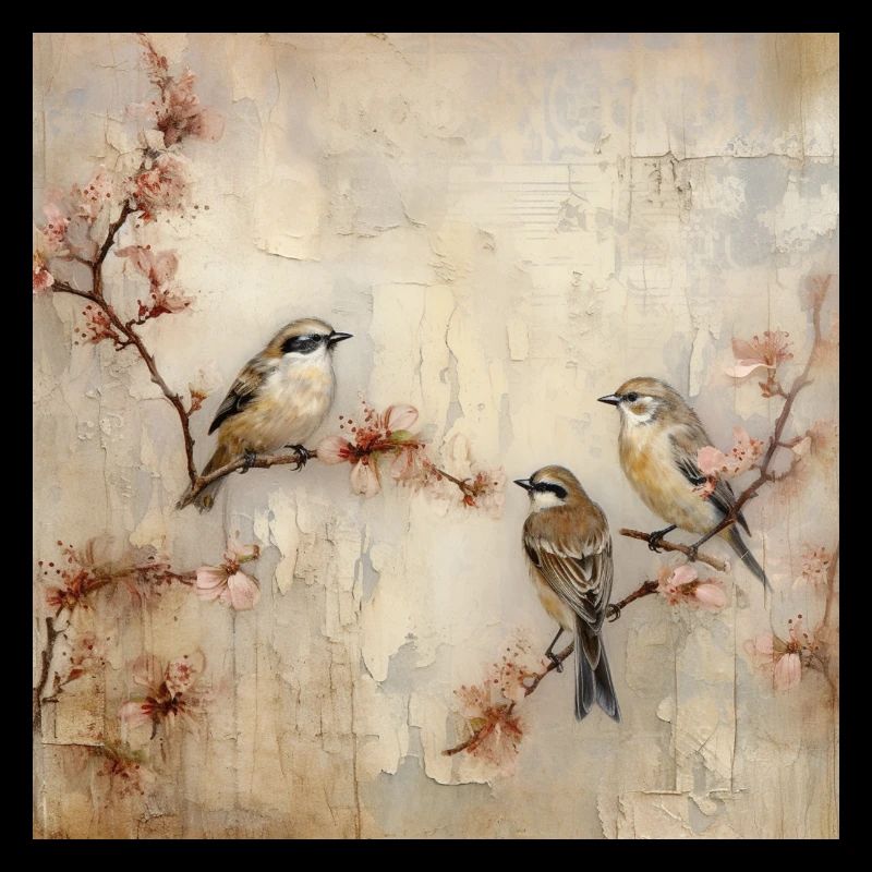 Oiseaux vintage