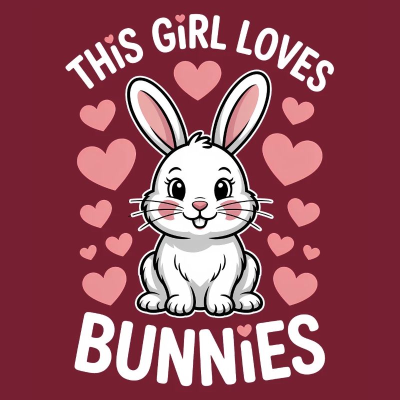 Hasen Spruch Mädchen Kaninchen Fun Hasen Geschenk
