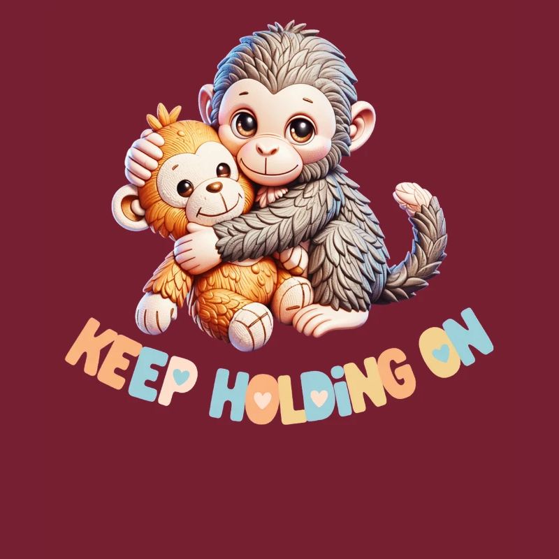 Hugging Monkeys Keep Holding