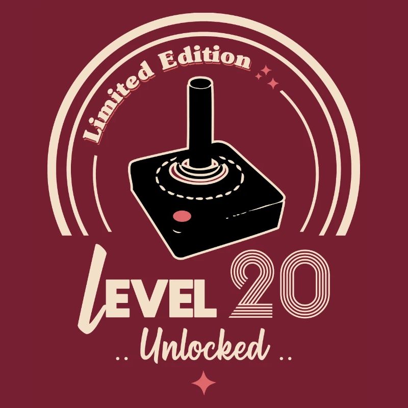 Design rétro joystick édition limitée