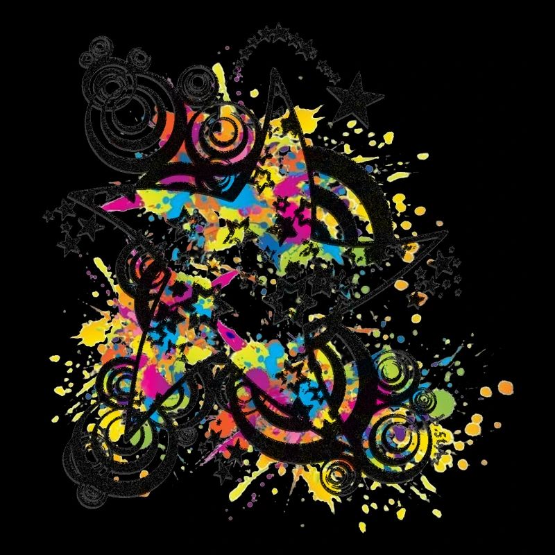 Star Dancing (éclaboussure de couleur) 01