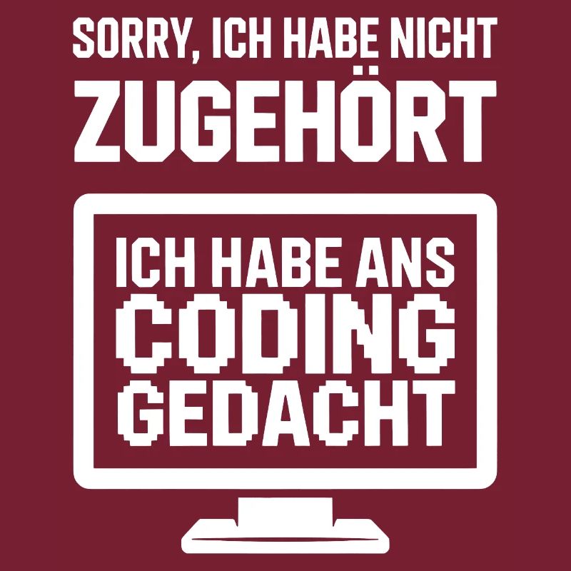 Sorry, I didn't listen to coding