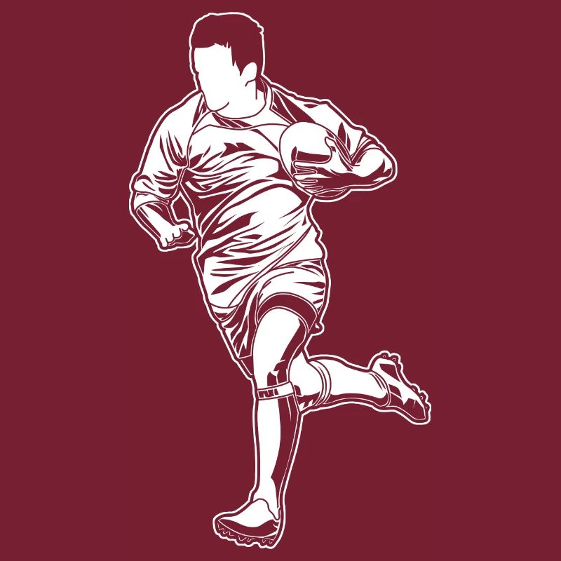 Rugby player drawing