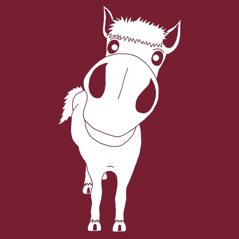 Gros plan sur un cheval (blanc)
