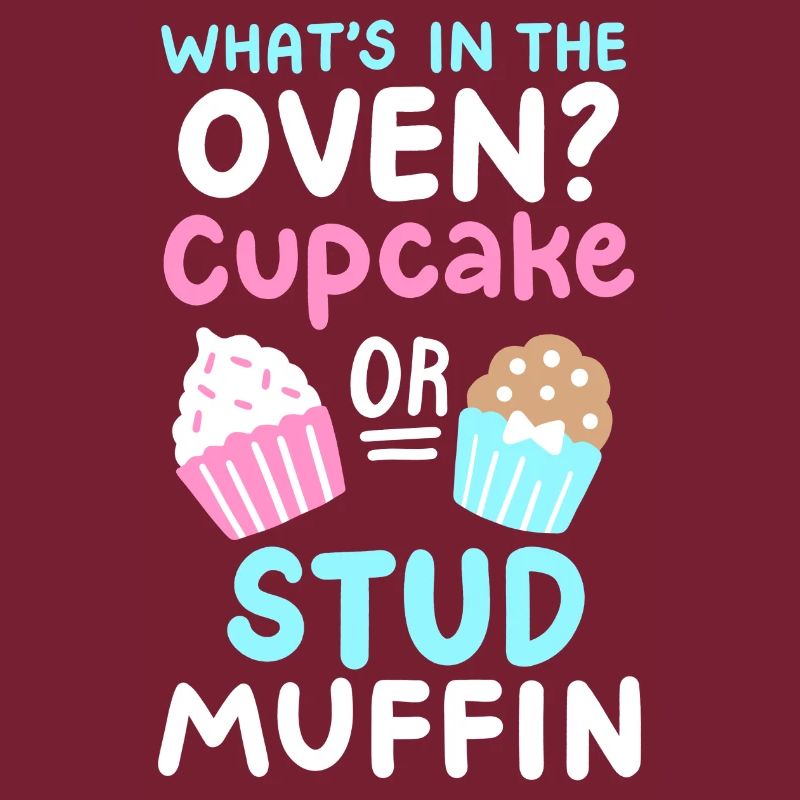 Cupcake oder Stud Muffin Gender Reveal Party
