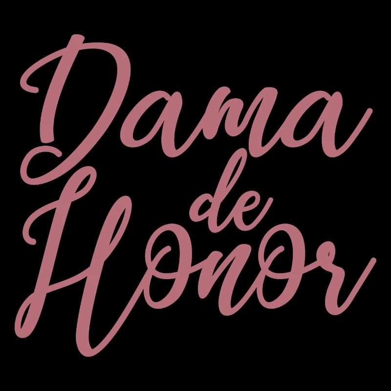 Dama de Honor Bridesmaid Team Bride Wedding Gift