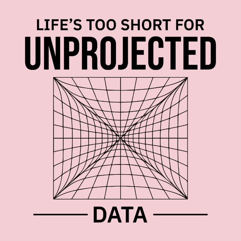 Unprojected Data GIS Cartography Mapping Error