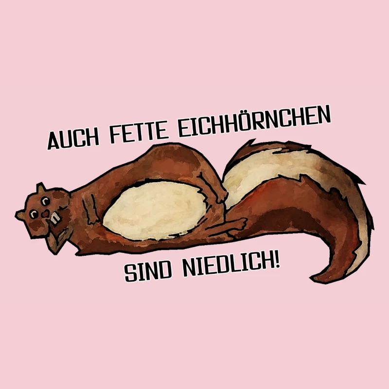 Fette Eichhörnchen