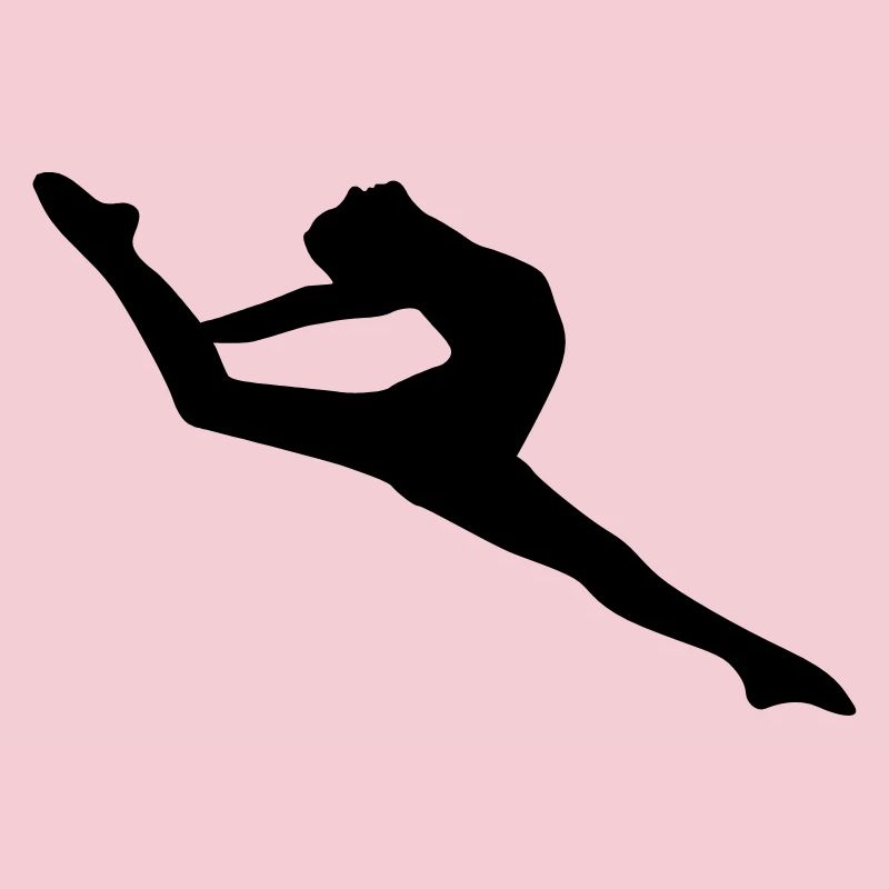 Vektor Balletttänzer Silhouette