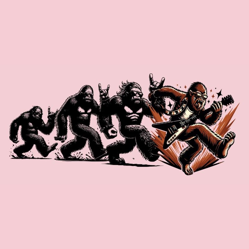 Bigfoot guitariste Evolution Walk
