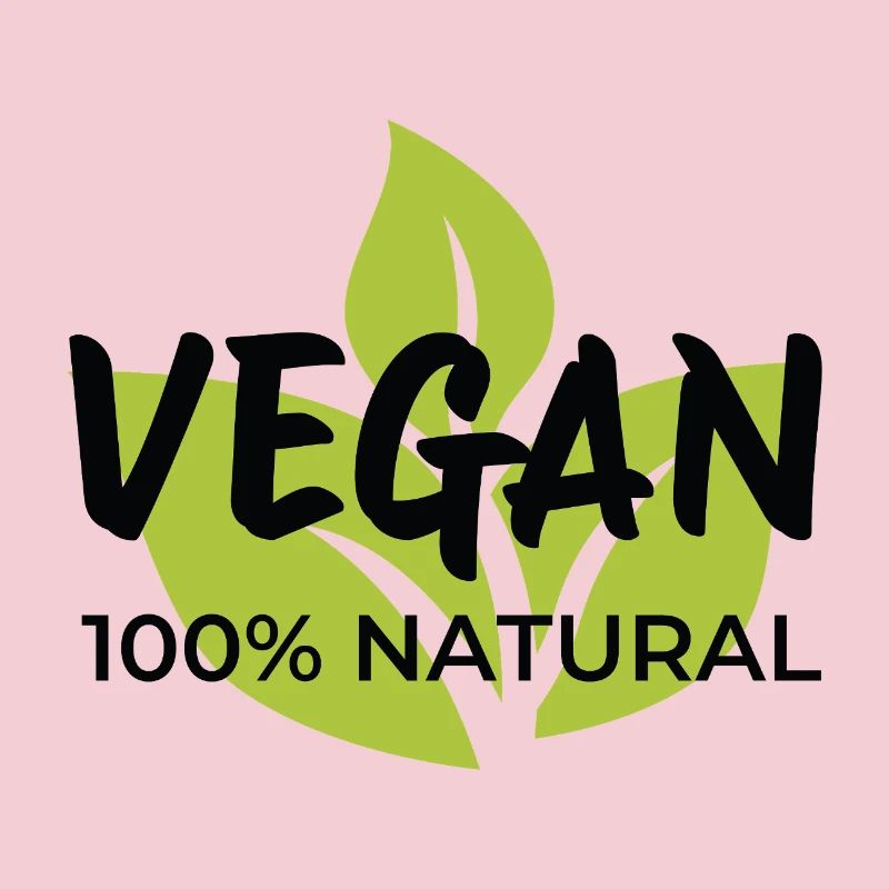 Vegan Leaf Emblem Design