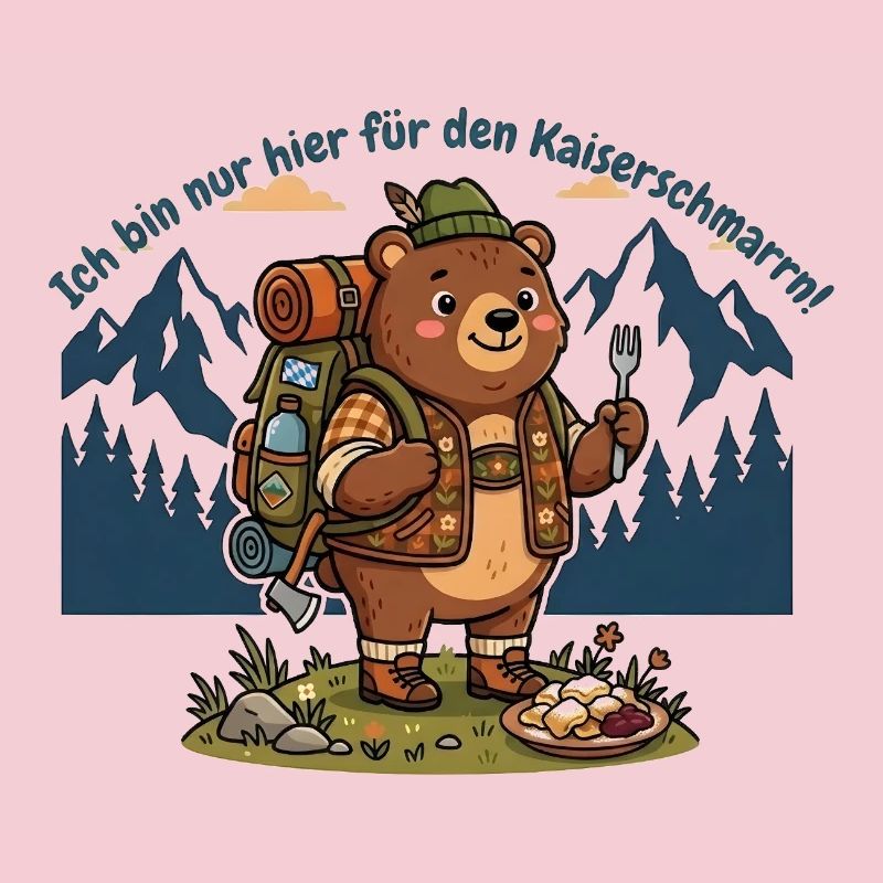 Kaiserschmarrn Wanderbär - Lustiges Wandershirt