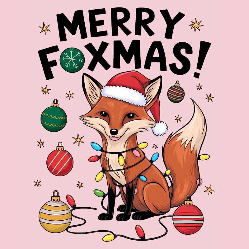 Fuchs Weihnachten Weihnachtspullover Merry Foxmas
