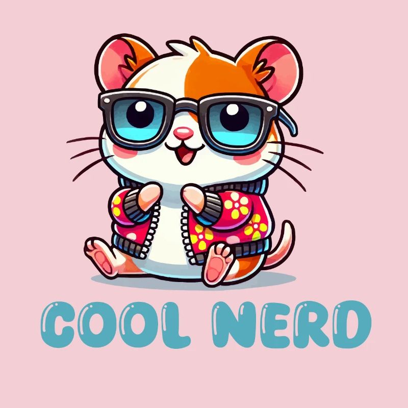 hamster comic cool nerd
