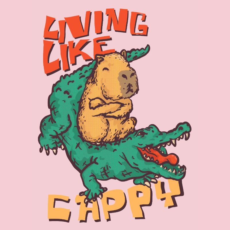 Vivre comme un Cappy - Cappybara Ride Crocodille