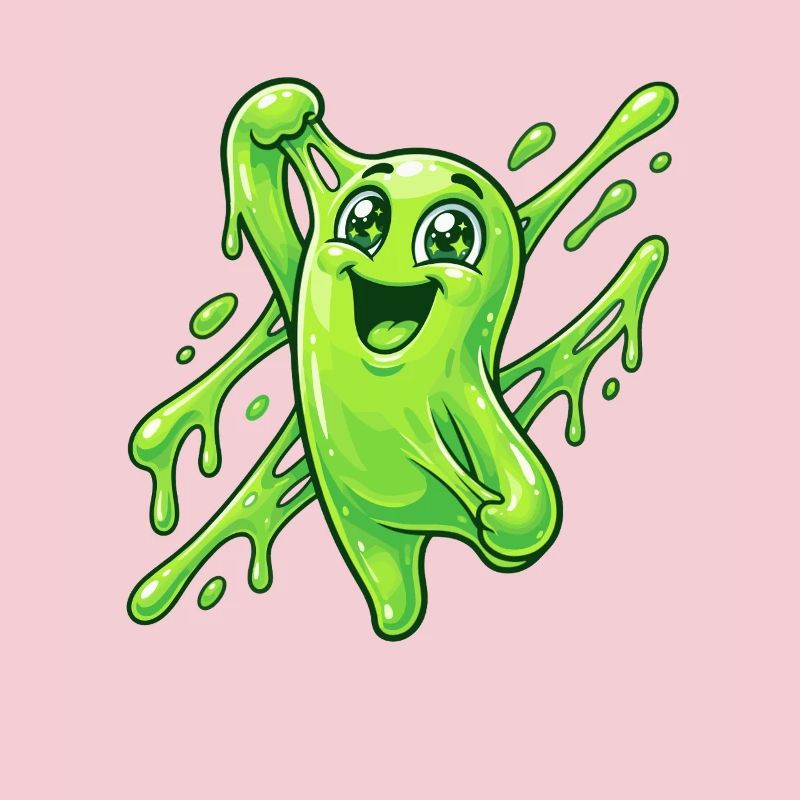 Éclaboussure de Grimace de Slime Vert