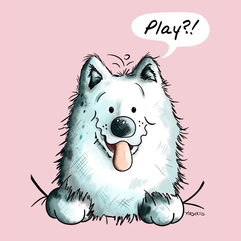 Samojede Play - Samojeden - Sabaka - Sobaka - Hund