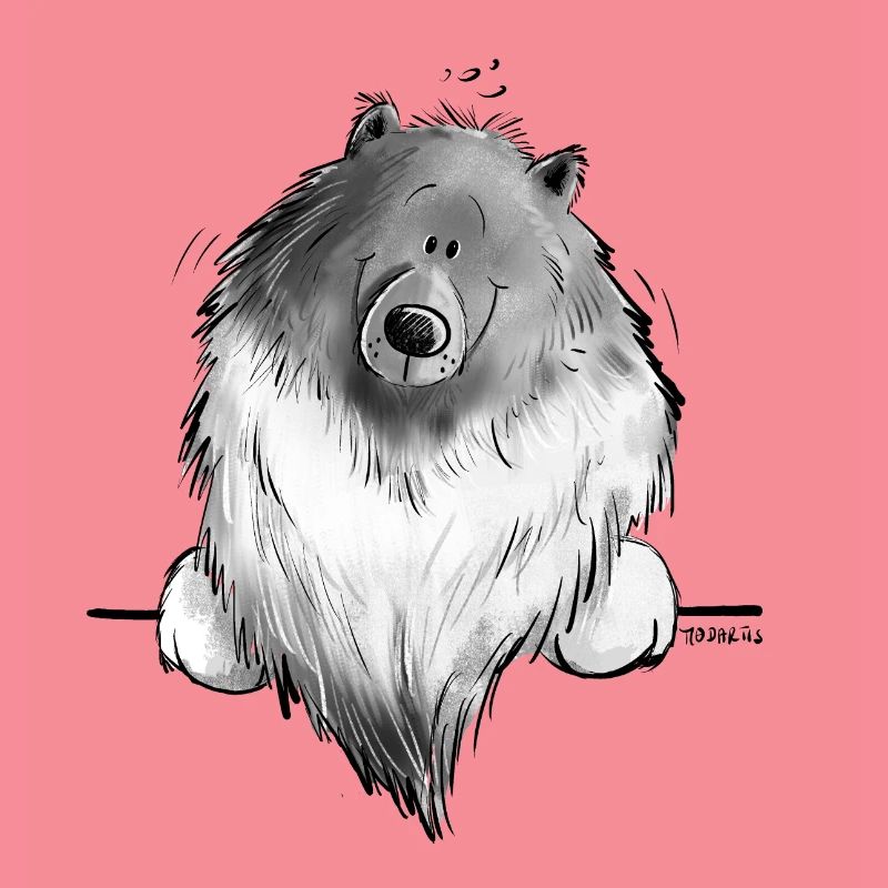 Funny Wolfsspitz I Comic Dog Gift