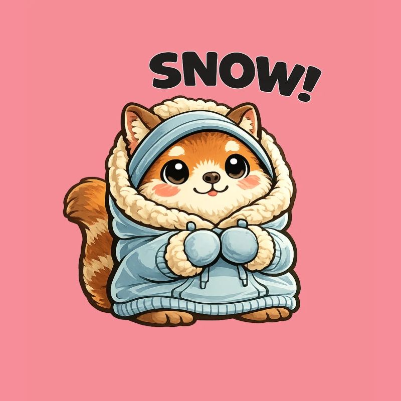 Fuchs im Winterpullover