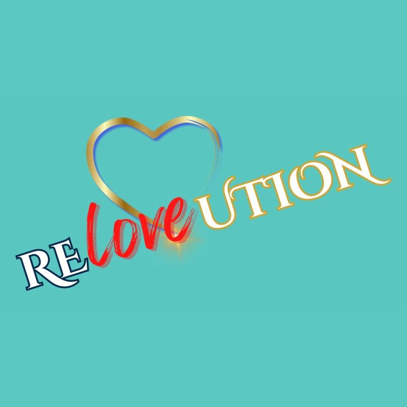 Liebevolution Herzrose Typo
