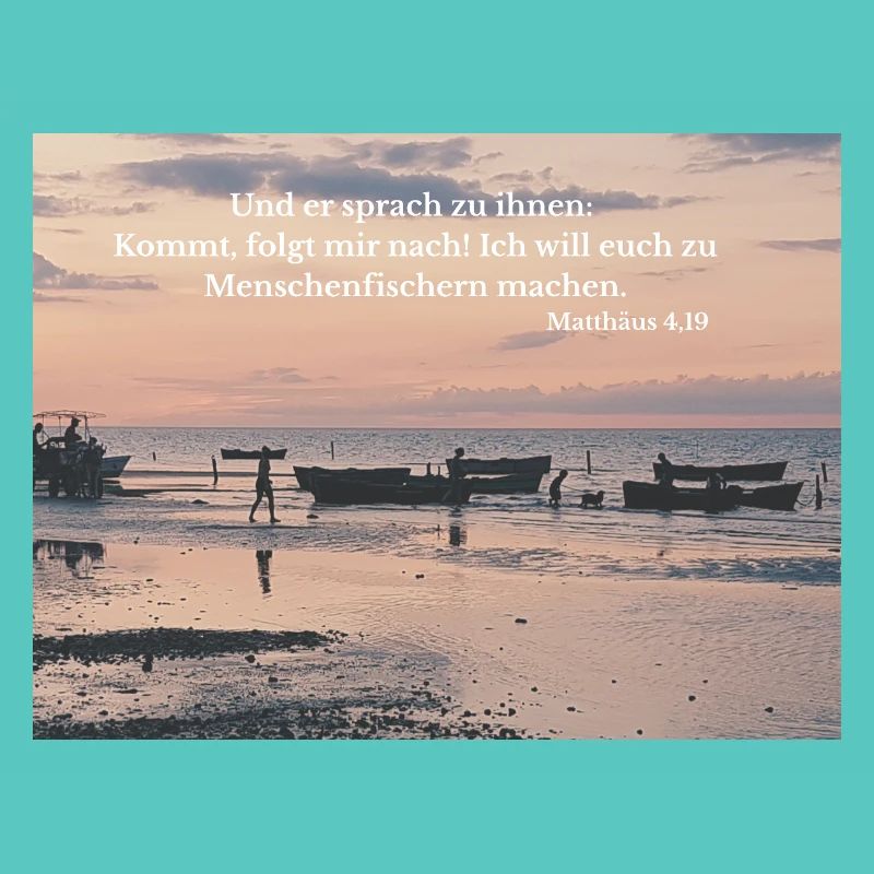 Berufung am Strand: Menschenfischer