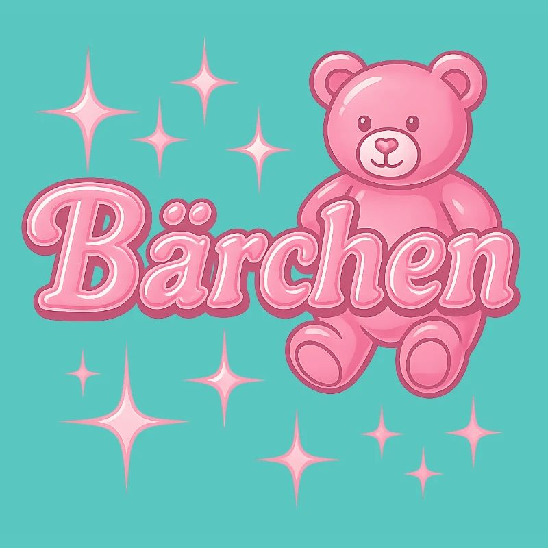 bärchen / y2k spitzname statement design