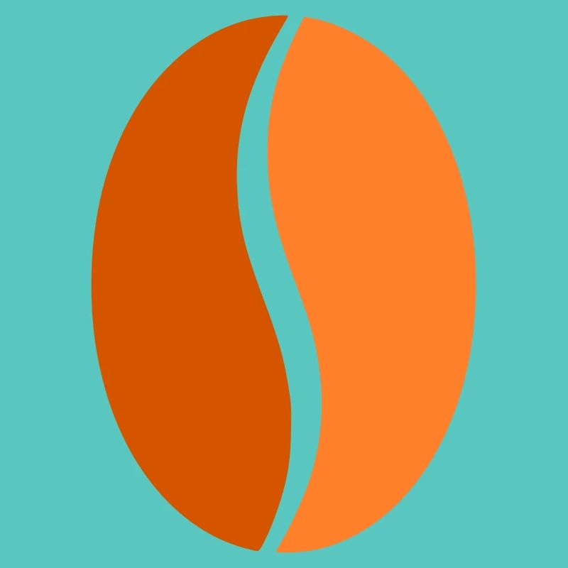 Coffee Bean Bean Flat Icon