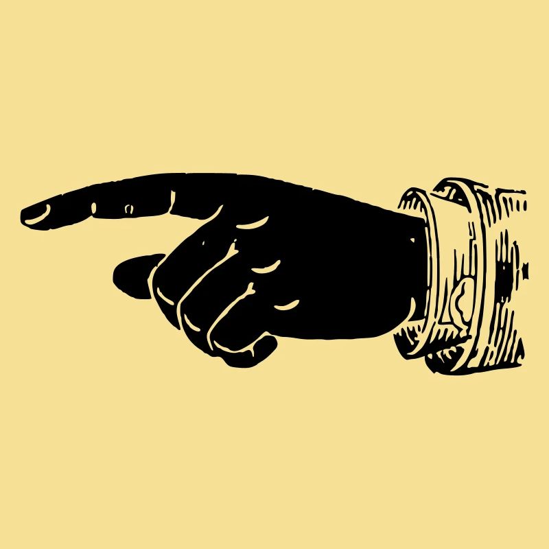 Hand - Fingerzeig