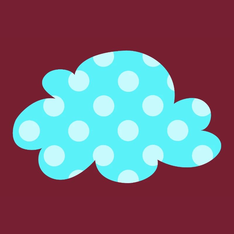Points nuages Points Points Décoration de la chambre de bébé Enfants Météo