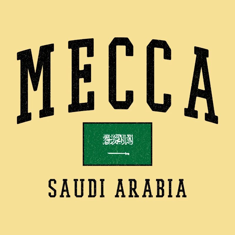 Mecque, Arabie Saoudite : Conception du drapeau
