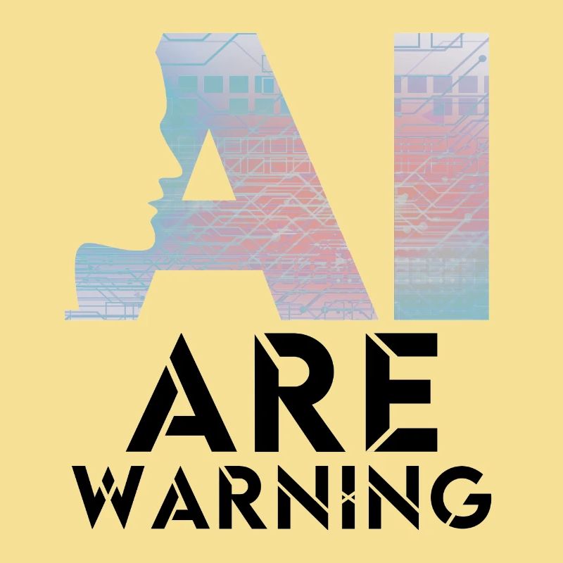 AI alert Caution artificial intelligence
