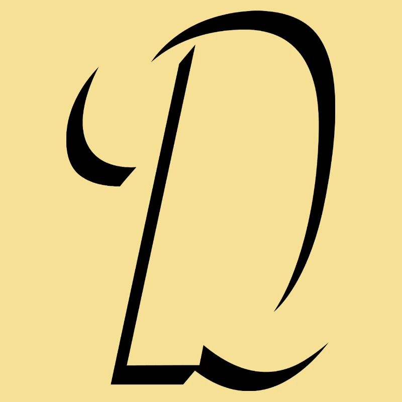 Letter D, Name, der Buchstabe D